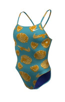 Nike Women's HydraStrong Multi Print Cutout One Piece Swimsuit