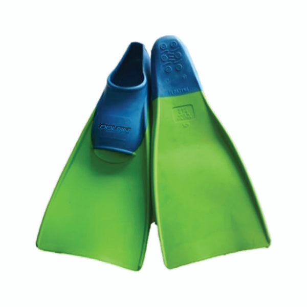 DOLFIN Swim Fin - Child Sizes 8-11, Lime