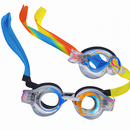 Dolfin Bungee Racer Swim Goggle 2 Pack (Blue/Clear & Red/Yellow, One Size)