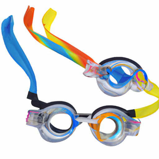 Dolfin Bungee Racer Swim Goggle 2 Pack (Blue/Clear & Red/Yellow, One Size)
