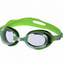 ARENA Unisex Adult Air-Bold Swipe Anti-Fog Training Swim Goggles for Men and Women Cushioned Seals Superior Comfort Non-Mirror Lens, Smoke/Green Lake/Black