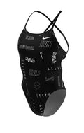 NIKE Women's Hydrastrong Lace Up Tie Back One Piece (8 prints)