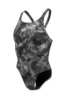 Nike Women's Hydrastrong Multi Print Fastback One Piece Swimsuit
