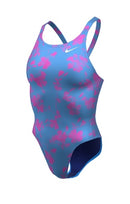 Nike Women's Hydrastrong Multi Print Fastback One Piece Swimsuit