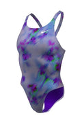 Nike Women's Hydrastrong Multi Print Fastback One Piece Swimsuit