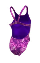 Nike Women's Hydrastrong Multi Print Fastback One Piece Swimsuit