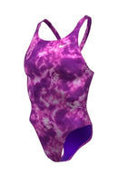 Nike Women's Hydrastrong Multi Print Fastback One Piece Swimsuit