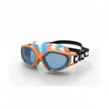Nike swim goggles with white background