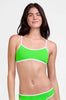 Lime/white