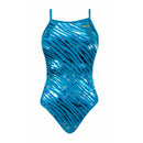 FINALS Funnies Zebra Plaid Wing Back Swimsuit - Adult