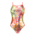FINALS Funnies Girls' Wordplay  Wing Back Swimsuit