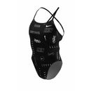 NIKE Women's Hydrastrong Lace Up Tie Back One Piece (8 prints)