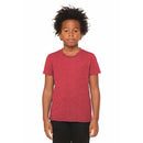 BELLA+CANVAS Youth Heather CVC Tee BC3001YCVC