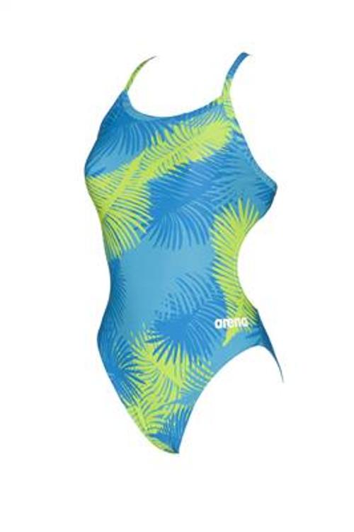 ARENA W Palm Forest Light Drop Back One Piece Fl Variants