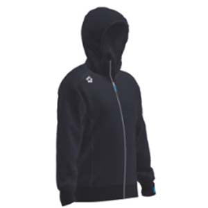 Arena Unisex Team Panel Hooded Full Zip Jacket