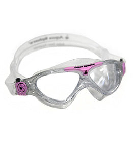 Aqua Sphere Mask Vista  Jr. Clear Lens - Glitter/Lt Pink