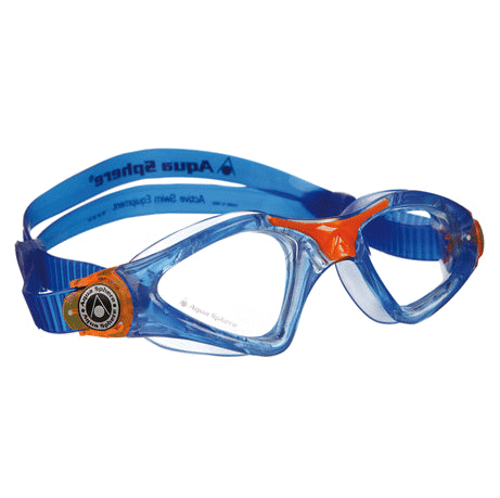 Aqua Sphere Goggle - Kayenne Jr. Clear Lens - Blue/Orange
