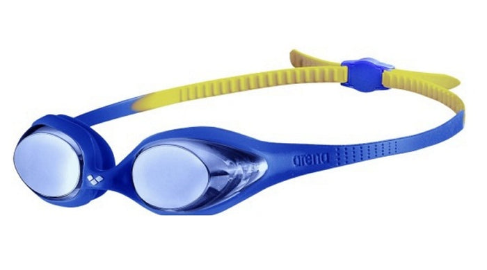 arena youth goggles Arena Sports Youth Spider Mirror Goggles (Black/Silver/Green)