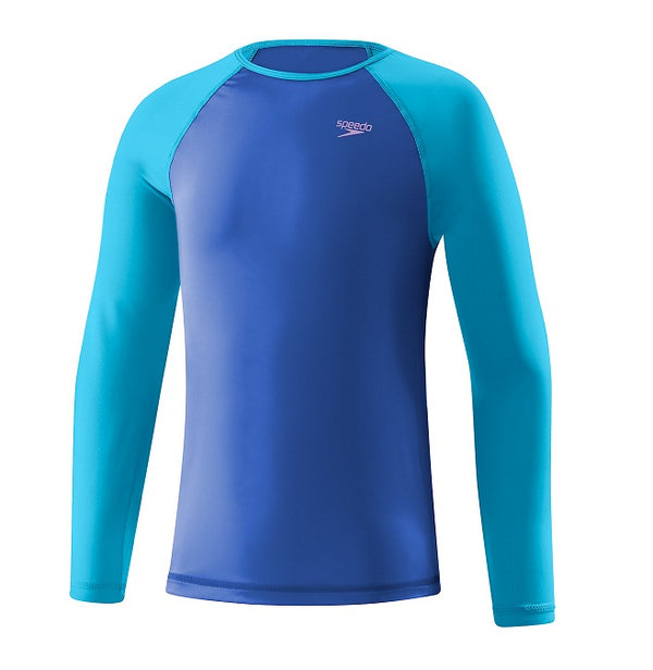 SPEEDO Girls Long Sleeve Rash Guard (7-16)