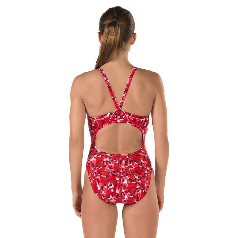 SPEEDO Pro LT Women's Optical Burst Flyback Swimsuit - Adult