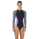 SPEEDO Long Sleeve One Piece - PowerFLEX Eco