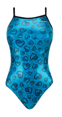 FINALS Funnies Heartless Wing Back Swimsuit Adult