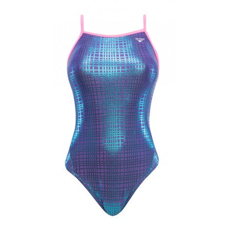 The Finals Women's Matrix Foil Funnies Wing Back Swimsuit