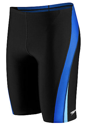 Men's Speedo 805016 Endurance Square Leg Swim Trunk (Speedo Black 36 Waist)  