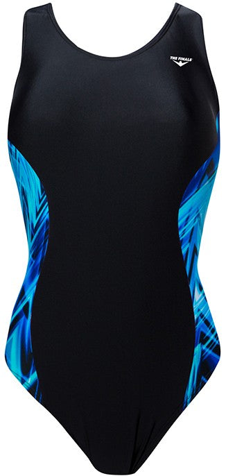 FINALS Women's Onyx Super V-Back Splice Swimsuit