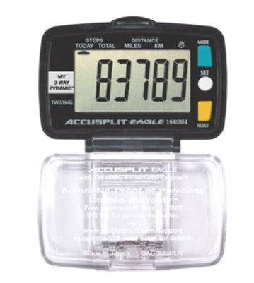 Accusplit Super Thin Multi-Function Pedometer packed in UNIT BOX