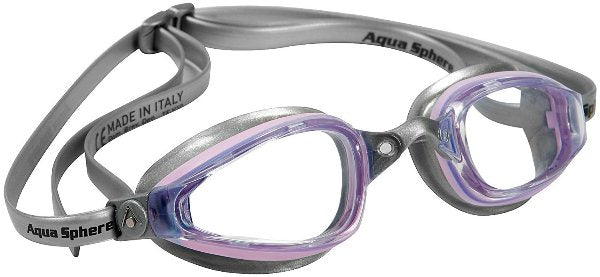 Aqua Sphere Goggle - K-180 Lady Clear Lens - Silver/Pink