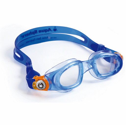 Aqua Sphere Goggle - Moby Kid Clear Lens - Blue/Orange