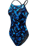 TYR Girls' Emulsion Cutoutfit Swimsuit - Youth
