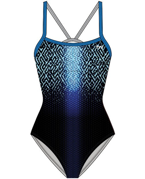 TYR Girls Odyssey Cutoutfit Swimsuit