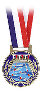 Swim Medals (1-3/4" Custom Mylar)