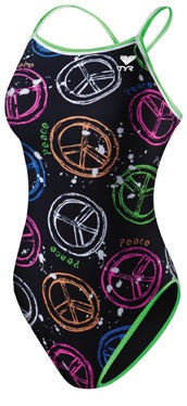 TYR Female Training Suit - Peace (Reversible)