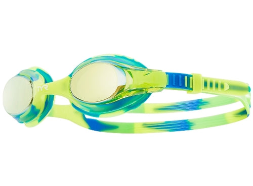 TYR Kids Swimple Tie Dye Mirrored Goggle 671-PINK/BLUE