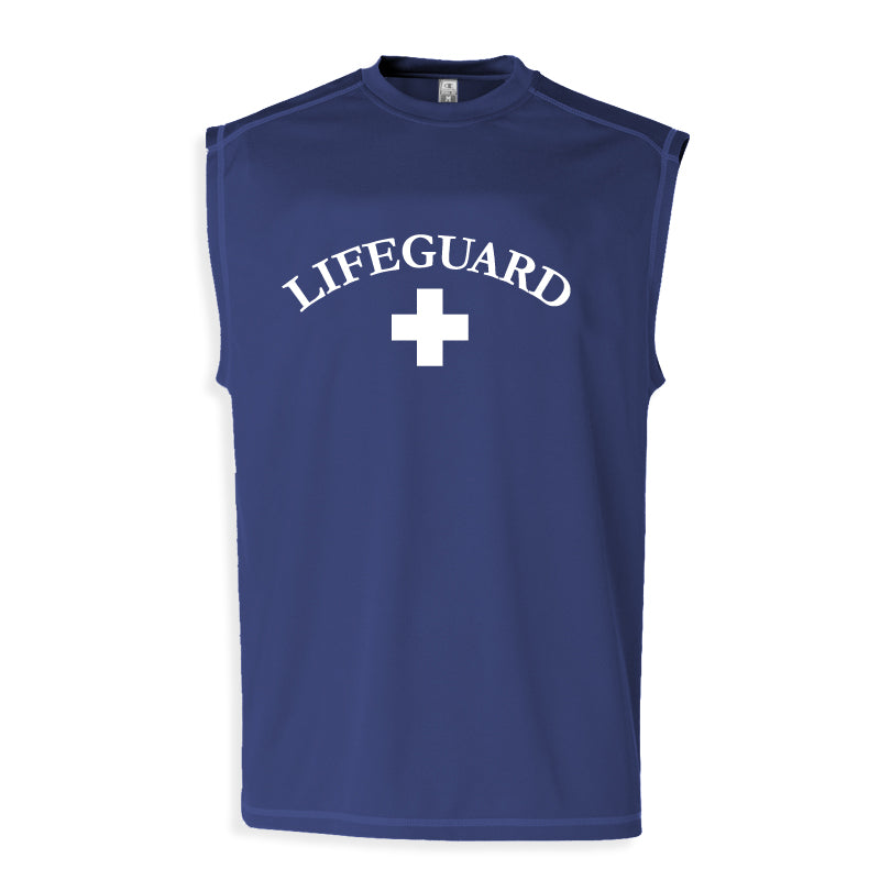 Lifeguard Muscle Tee - Lifeguard logo