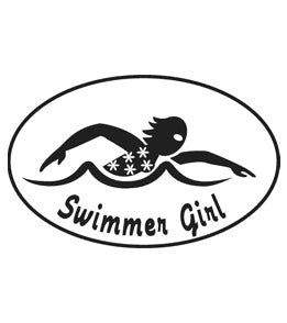 I Love To Swim Swimmer Girl Magnet
