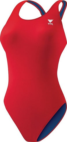 TYR Girls' TYReco Solid Maxfit Swimsuit - Youth