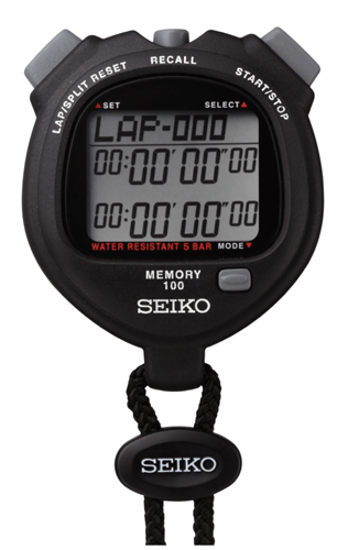 SEIKO SO56 100 Lap Memory Stopwatch