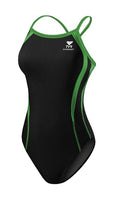 TYR Girl's Durafast One Alliance Splice Diamond Swimsuit - Youth