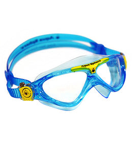Aqua Sphere Mask Vista  Jr. Clear Lens - Aqua/Yellow